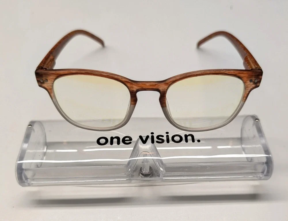 One Vision Glasses One Power Lens Readers Brown Mba Altisource